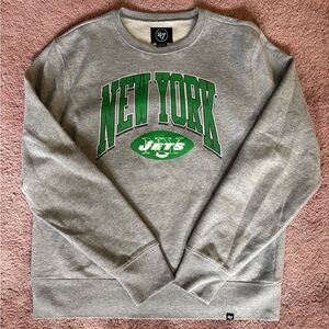 47 Gray and‎ Green Crewneck Sweater